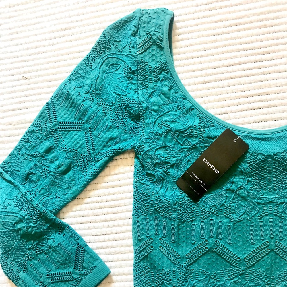 NWT Bebe Embroidered Dress